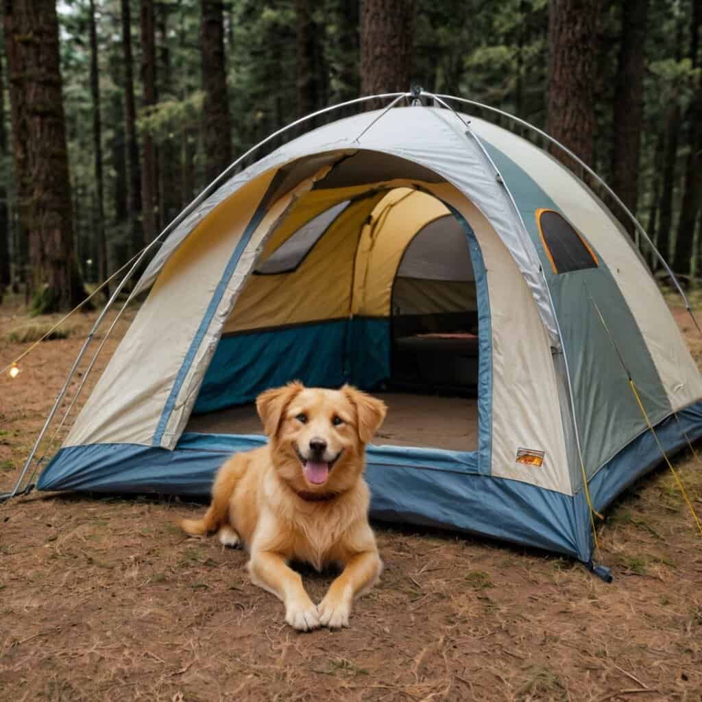 camping with pets