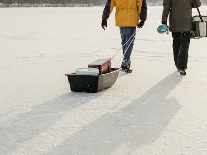 ice fishing sled