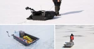 ice fishing sled