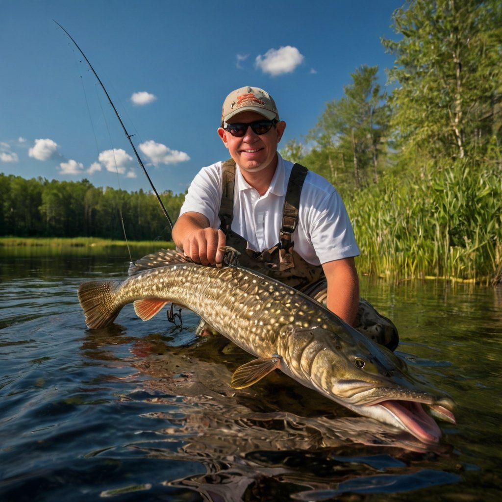 pike fishing in the fall