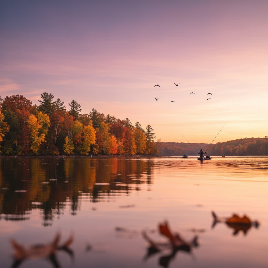 fall walleye fishing
